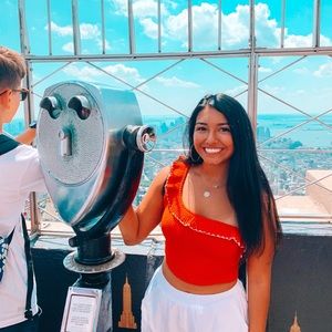 Urban Outfitters One Shoulder Crop Top